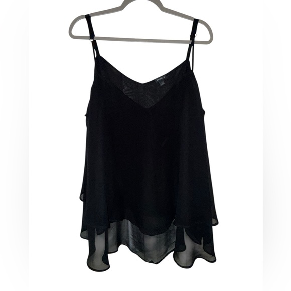 Torrid Womens Size 1 Georgette Layered Swing Cami - Picture 5 of 10